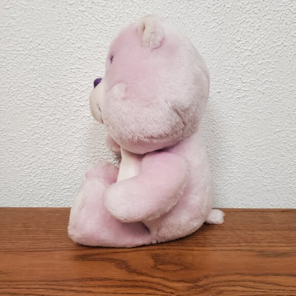 Vintage Plush Milkshake Care Bear - Purple - 12" Stuffed Animal - Picture 2 of 5